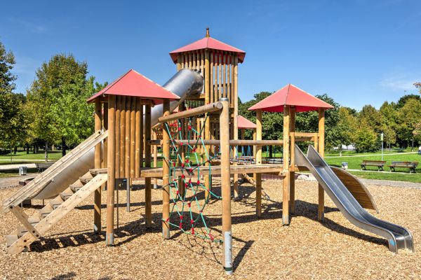 Playground Mulch Installation in Port Charlotte
