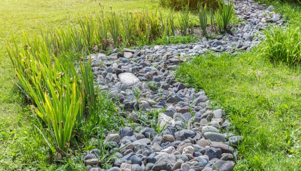 River Rock Garden Installation in Port Charlotte