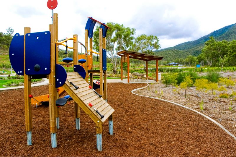 Playground Mulch Installation